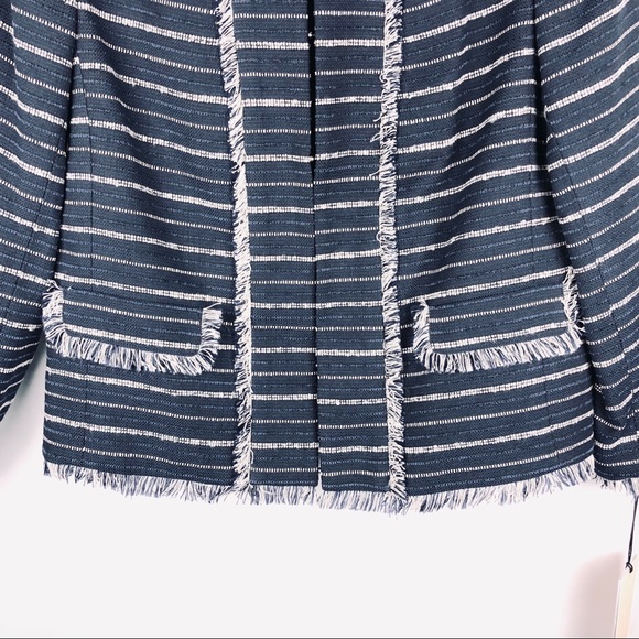 Ivanka Trump Blue Tweed Jacket - Picture 4 of 7